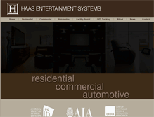 Tablet Screenshot of haasentertainment.com